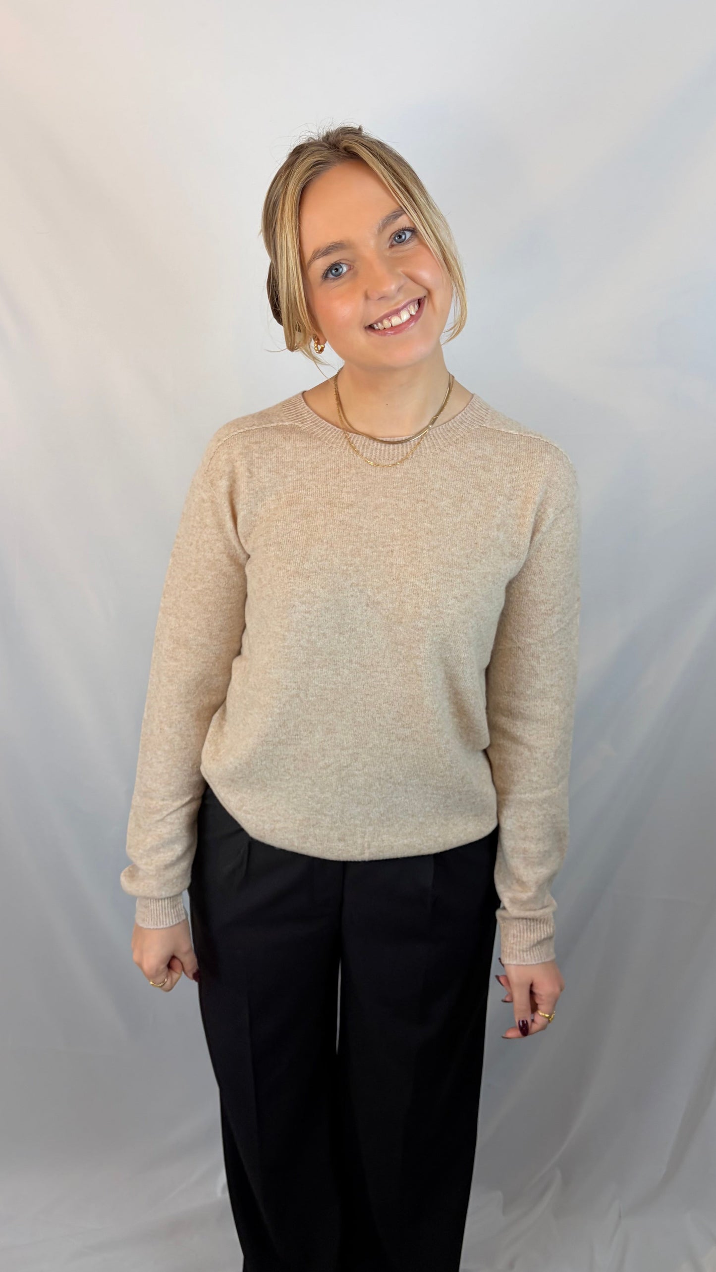 Agnes pullover - Creme hvid