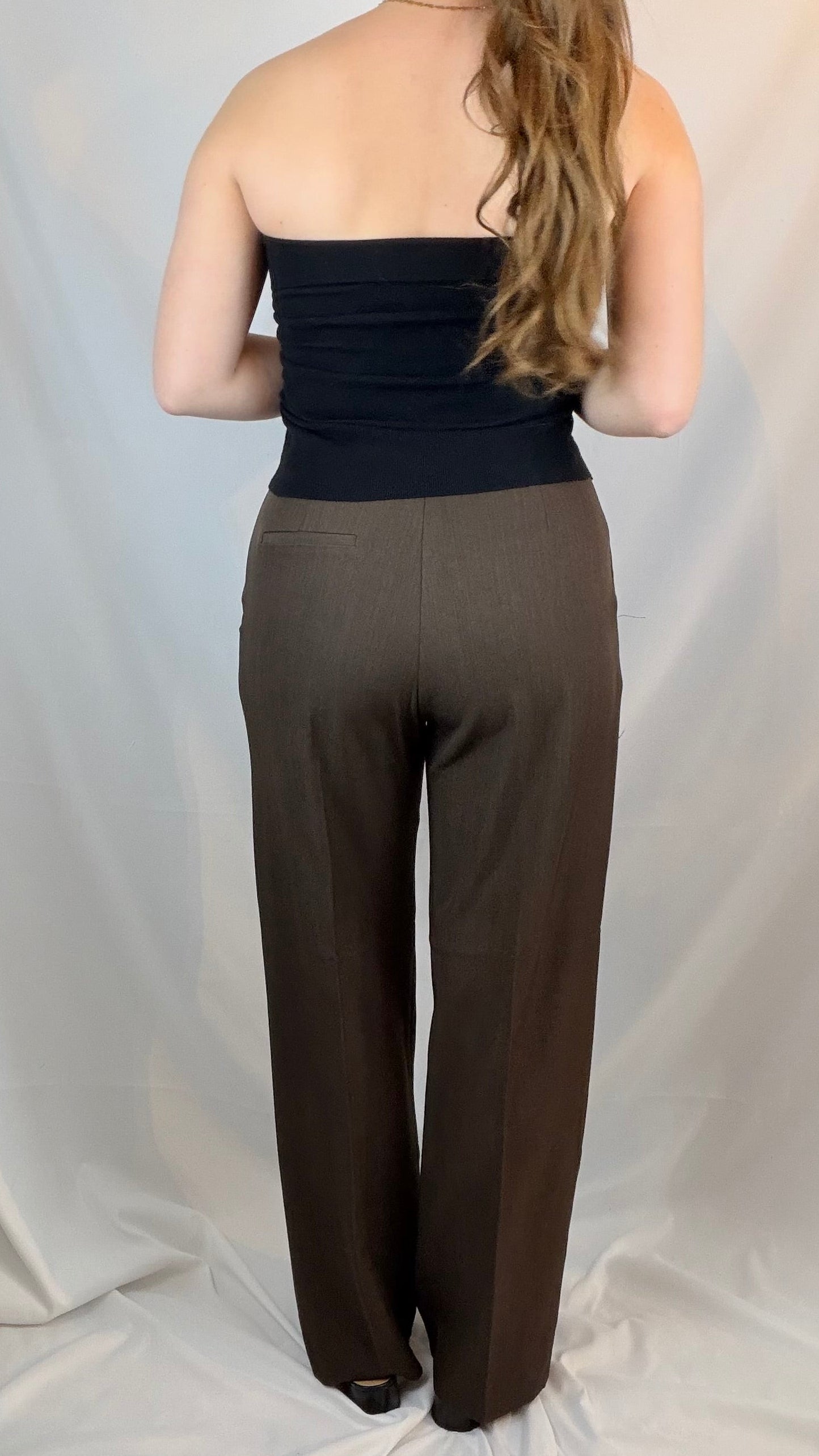 Sofie suitpants - Mørk brun