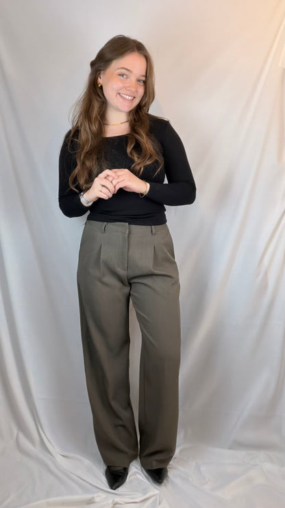 Klassisk langærmet -sort