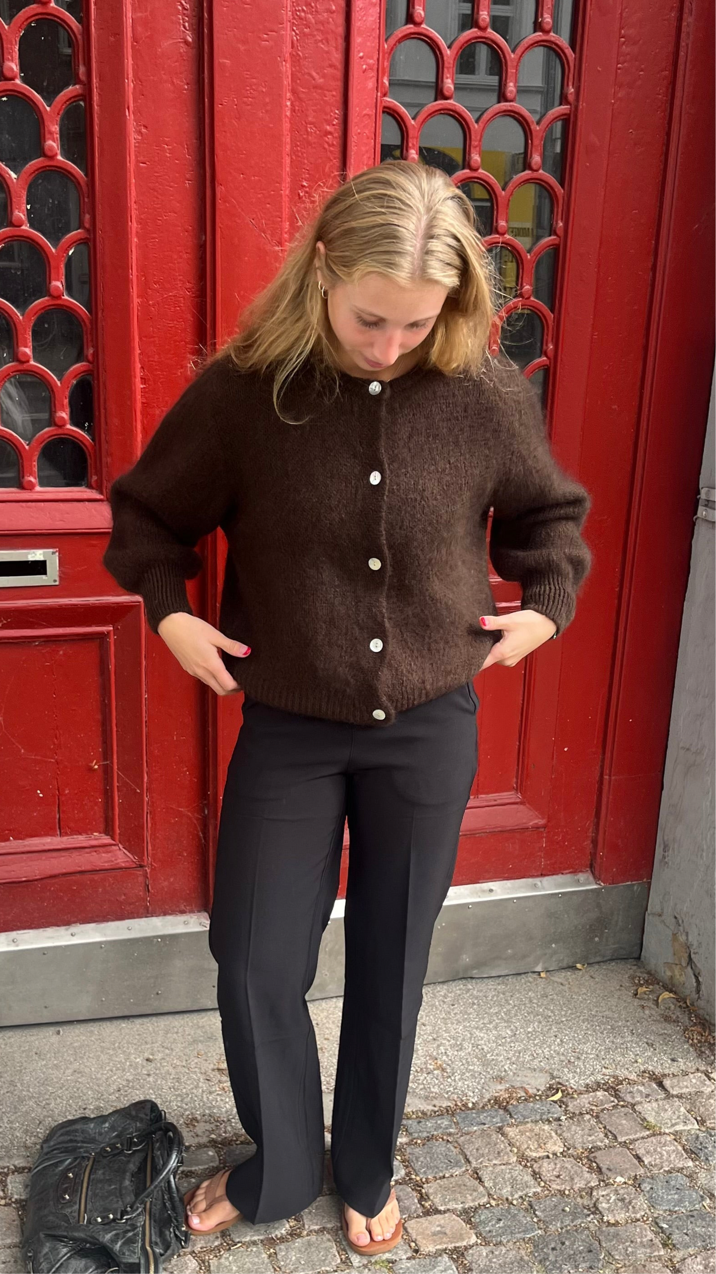 Caroline Cardigan - Brun