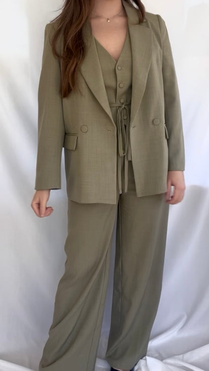 Elisabeth Blazer - Olivengrøn