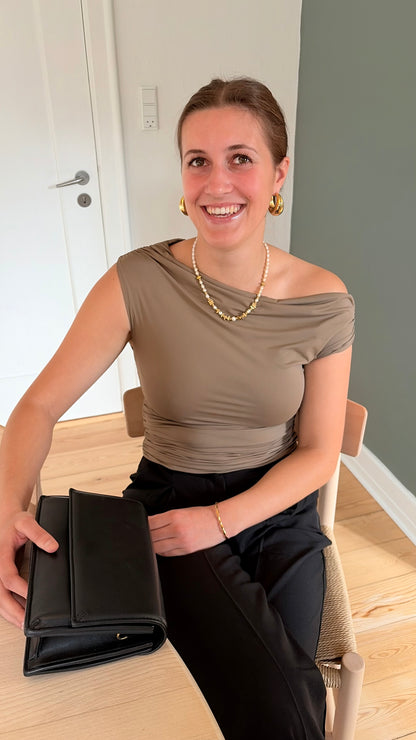 Julie Top - Lys brun