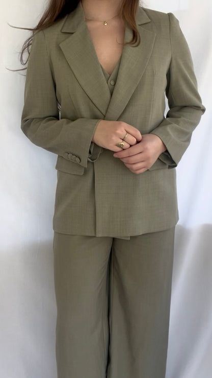 Elisabeth Blazer - Olivengrøn