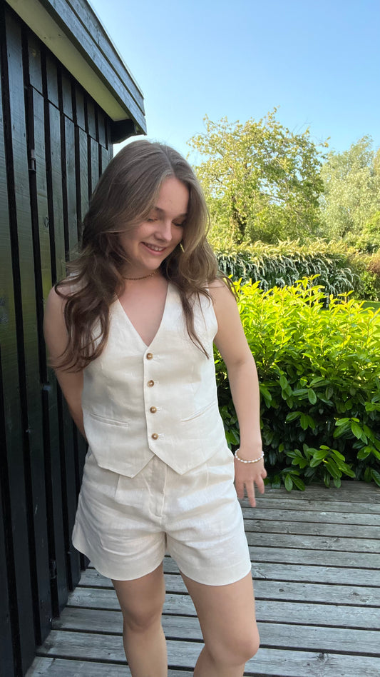 Ingrid Shorts - Hvid