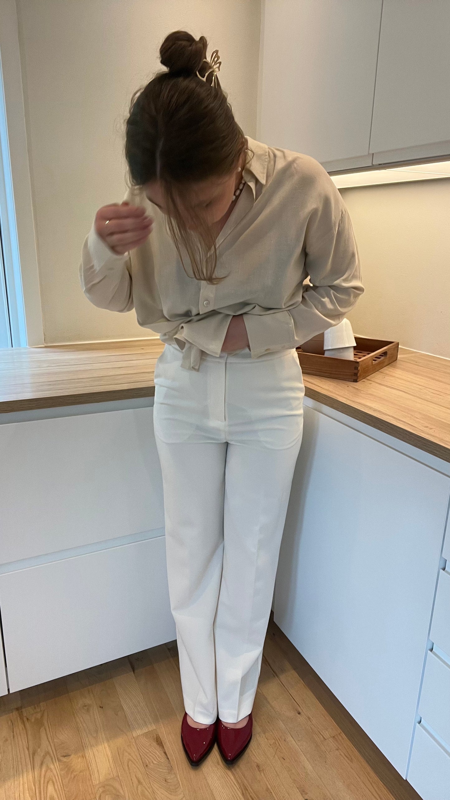 Helene Bukser - Hvid