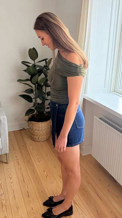Louise Shorts (Mørk Denim)