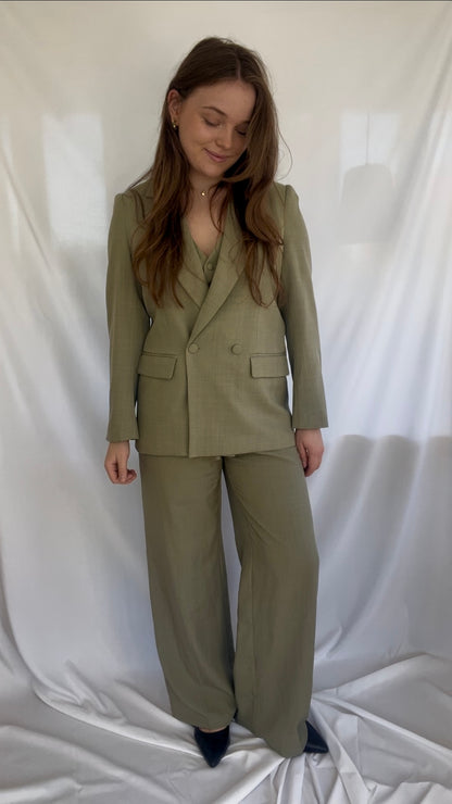 Elisabeth Blazer - Olivengrøn