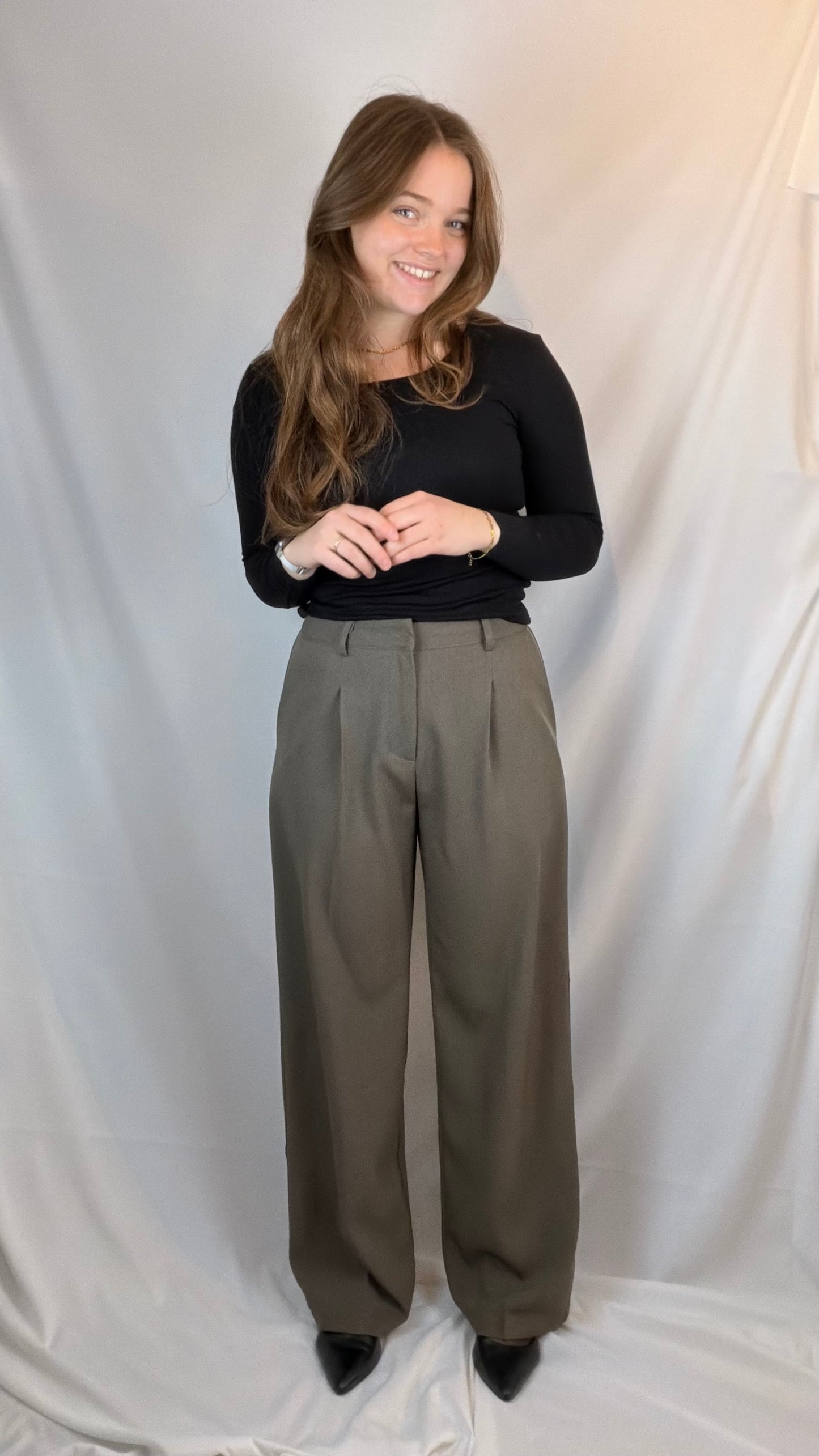 Klassisk langærmet -sort