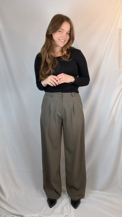 Klassisk langærmet -sort