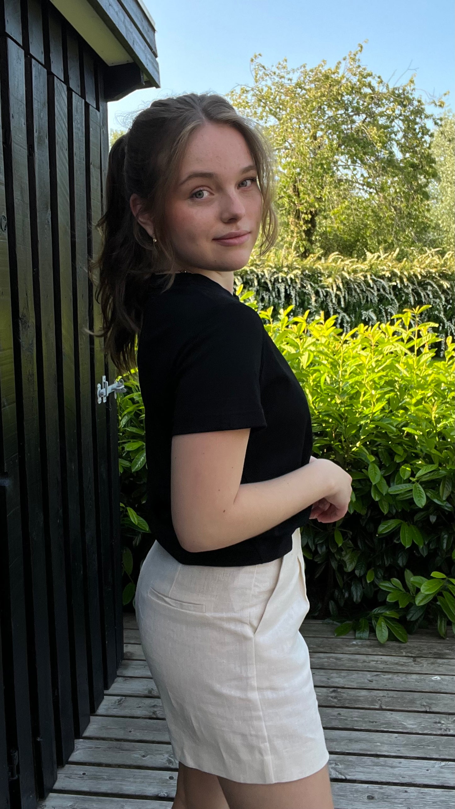 Klassisk T-shirt - Sort