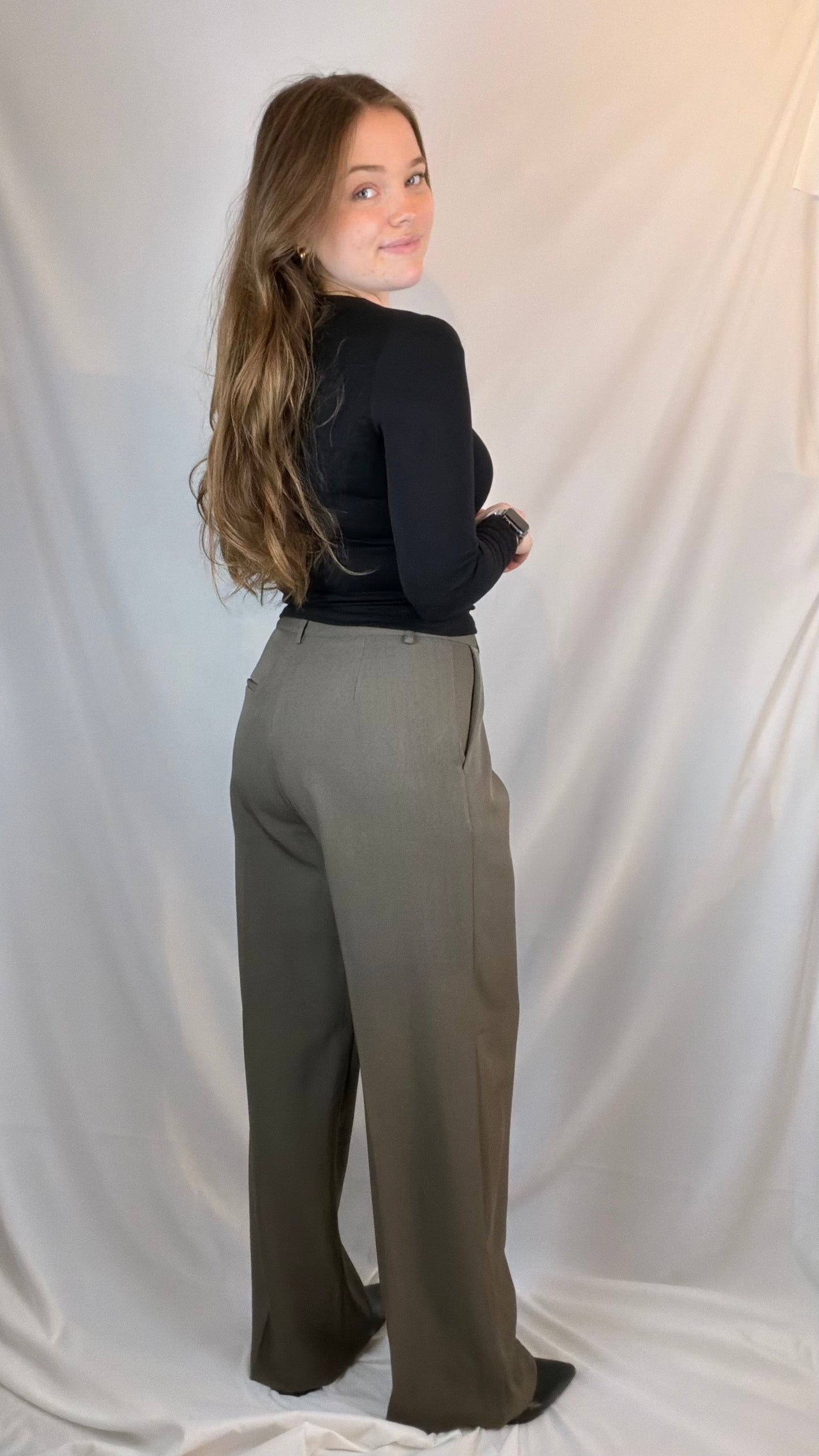 Klassisk langærmet -sort