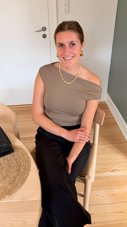 Julie Top - Lys brun