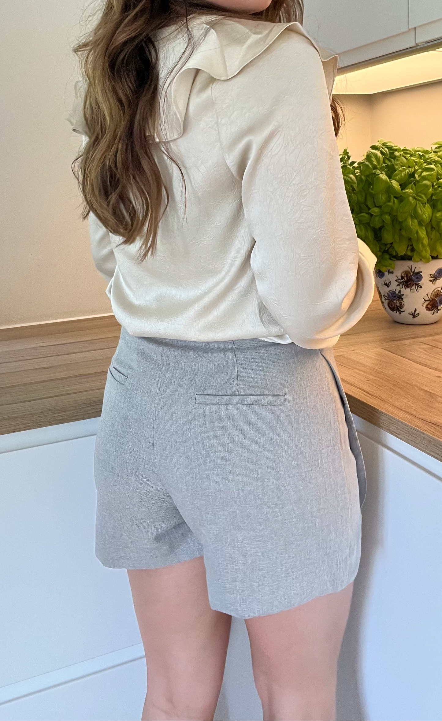 Ellen Johanne Shorts - Grå/Beige