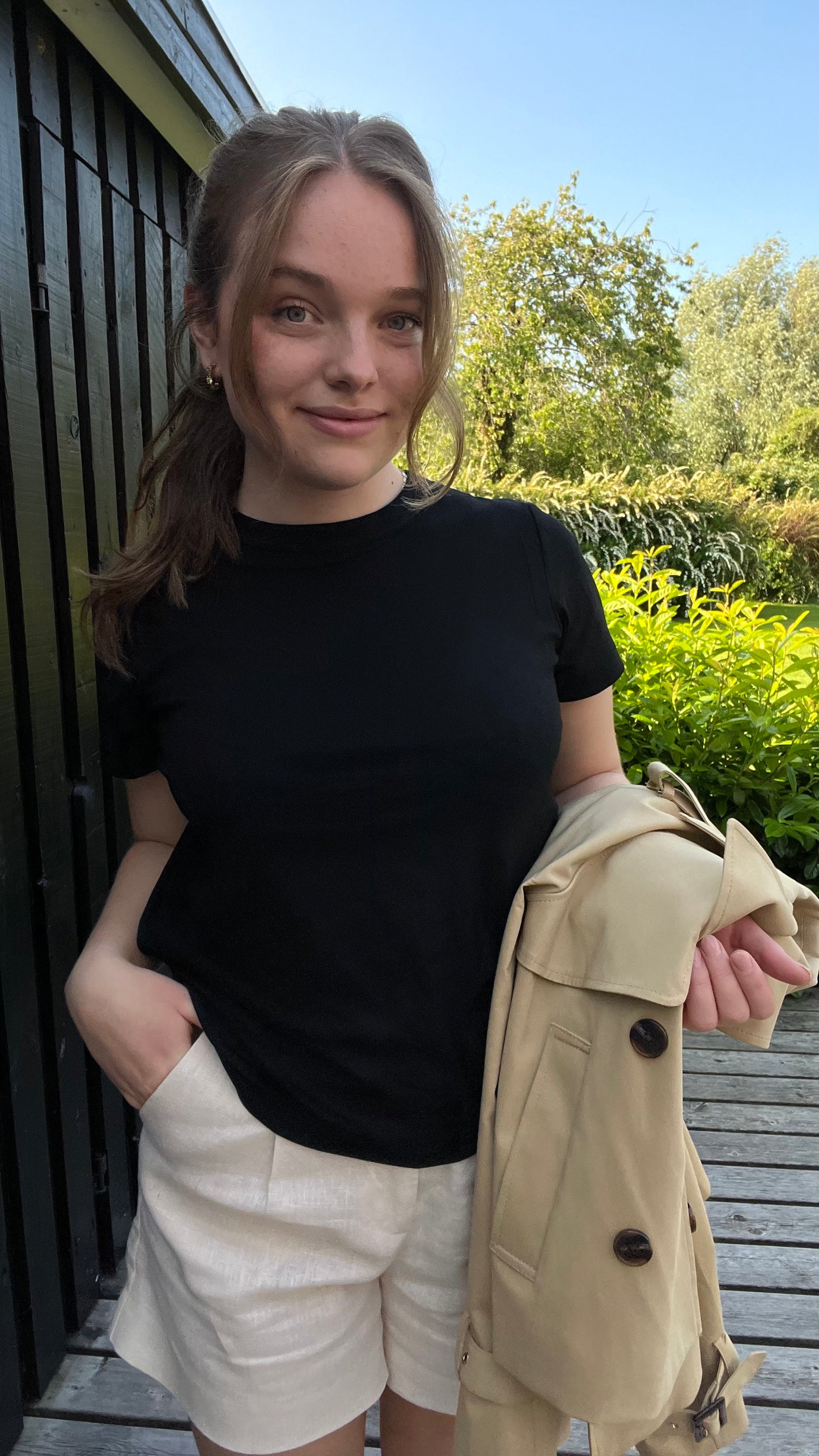 Klassisk T-shirt - Sort