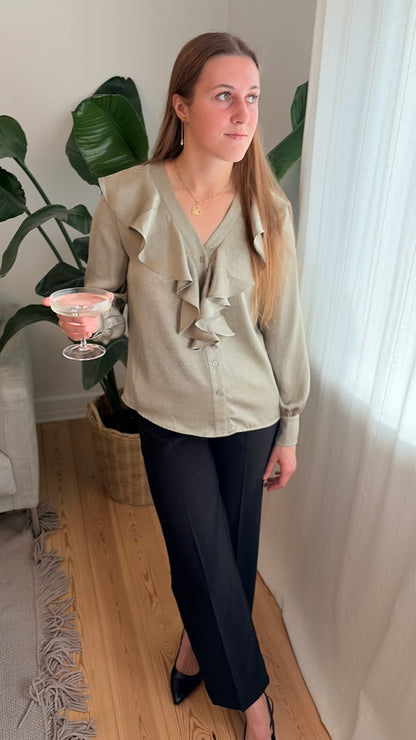 Maria Skjorte - Olivengrøn