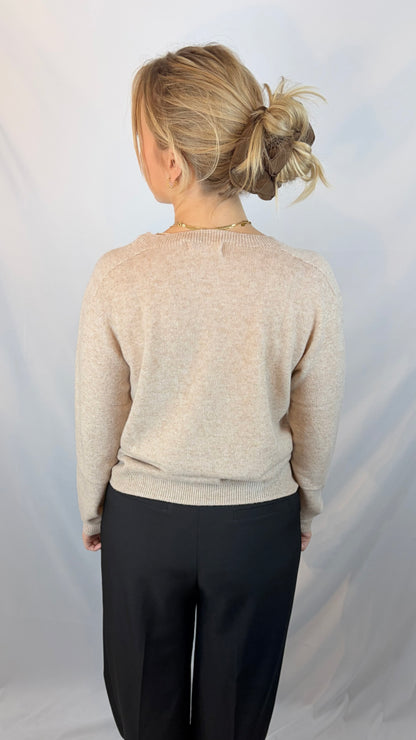 Agnes pullover - Creme hvid
