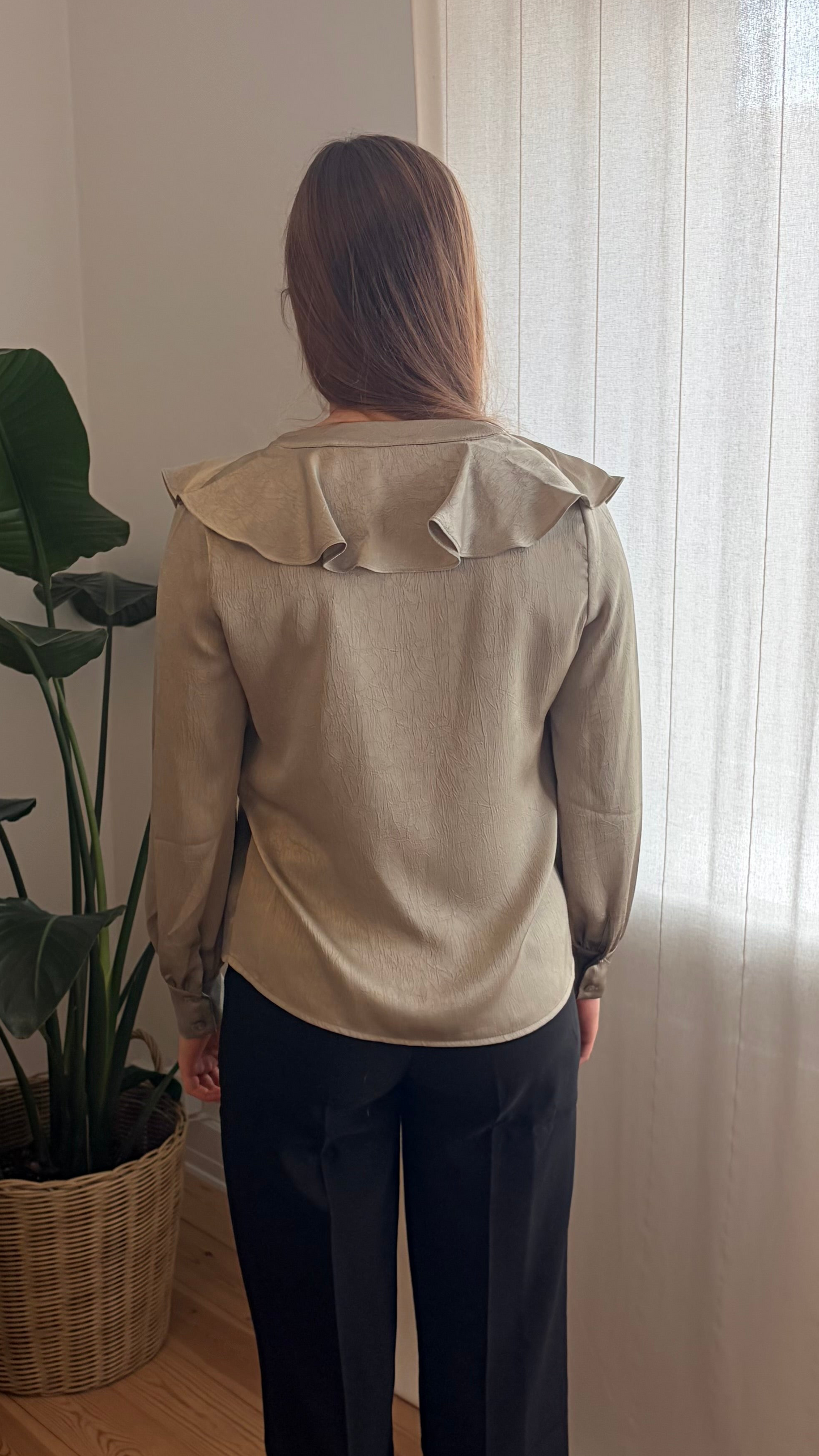 Maria Skjorte - Olivengrøn