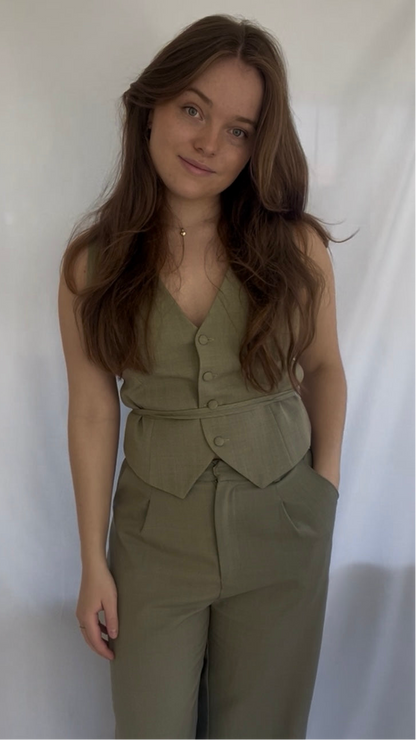 Elisabeth Vest - Olivengrøn