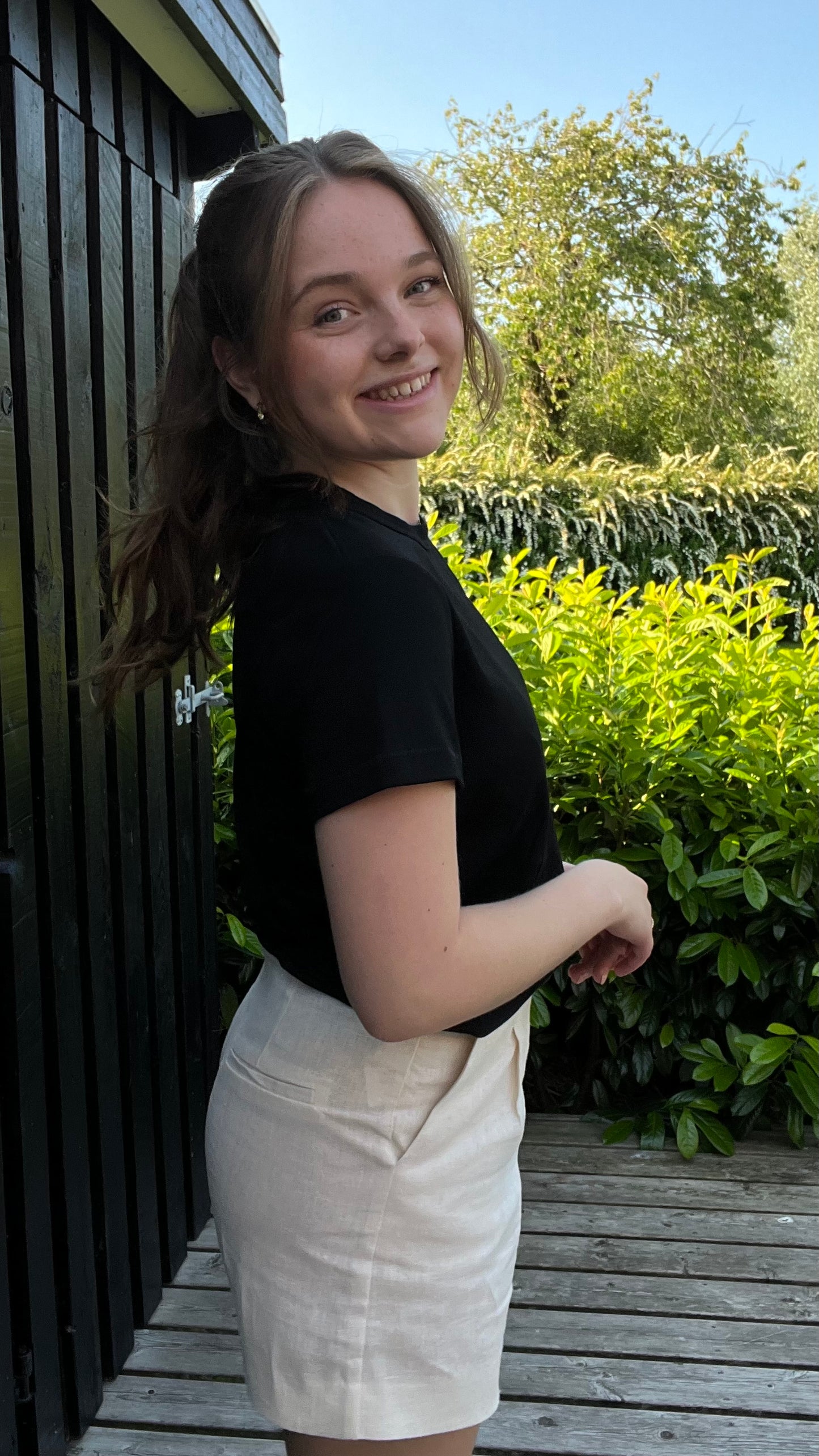 Klassisk T-shirt - Sort