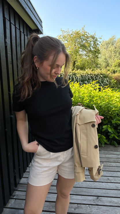 Klassisk T-shirt - Sort