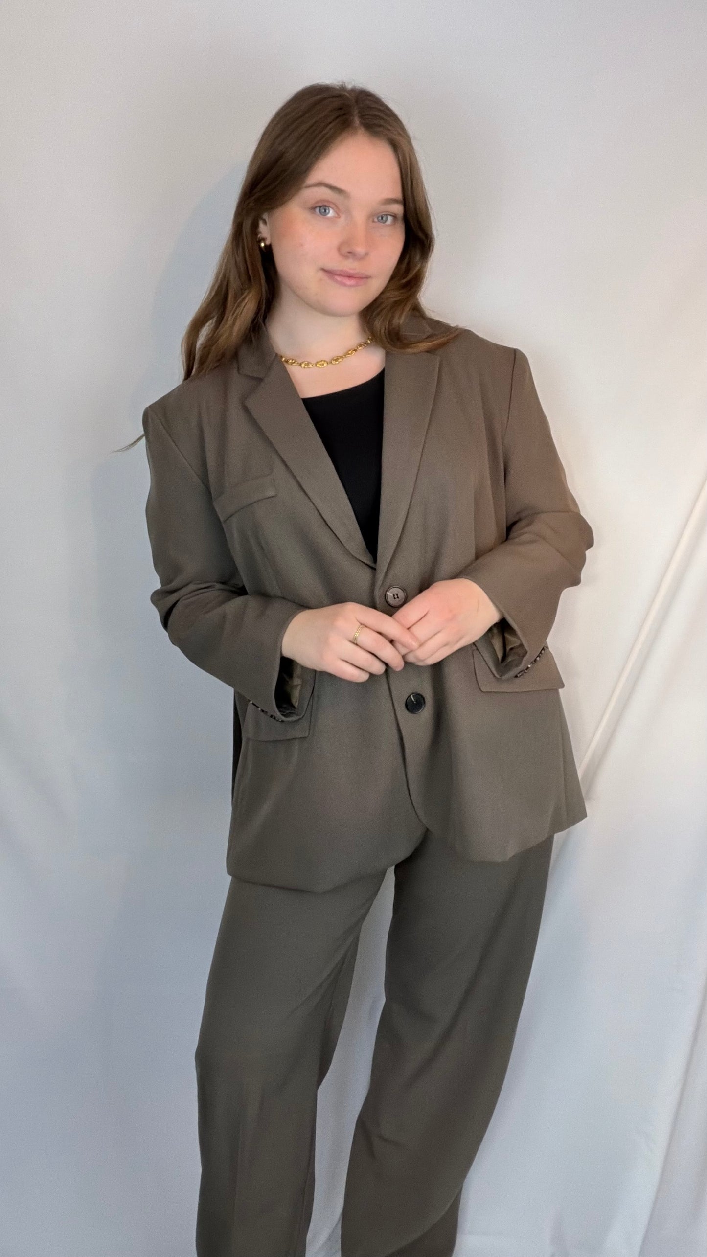 Freja blazer - Taupe