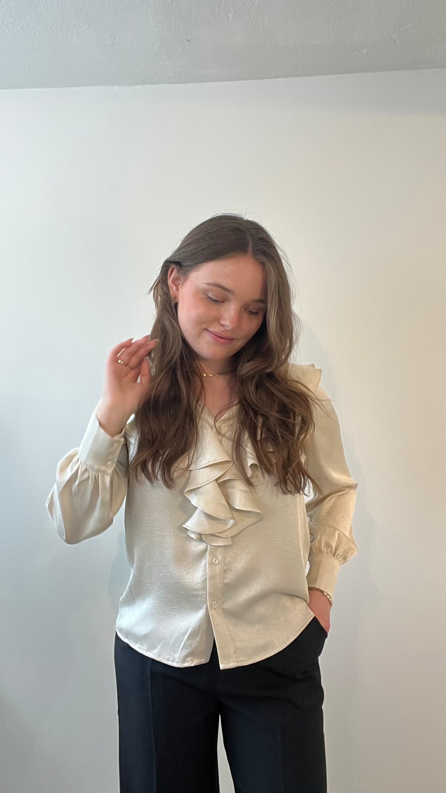 Maria Skjorte - Beige