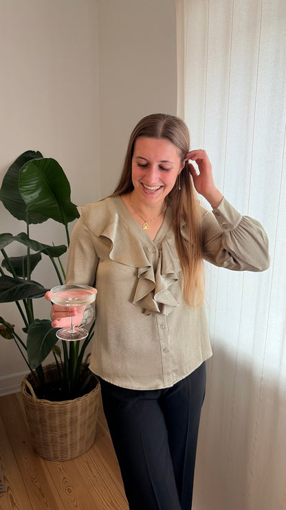 Maria Skjorte - Olivengrøn