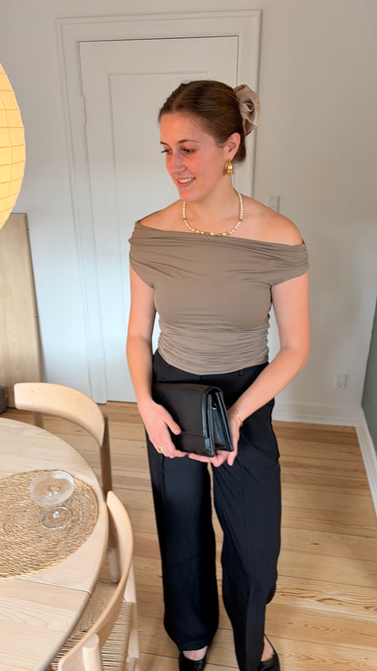 Julie Top - Lys brun