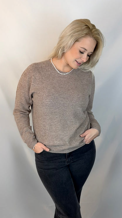 Agnes pullover - Taupe