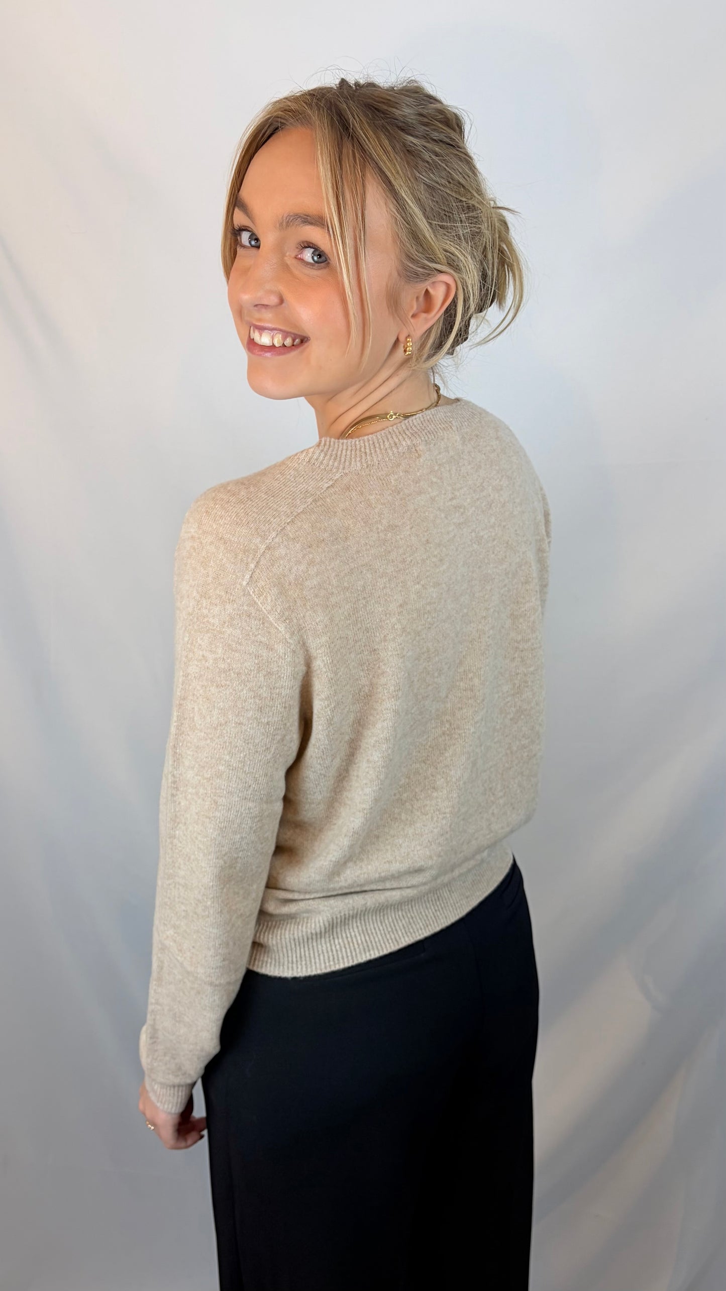 Agnes pullover - Creme hvid