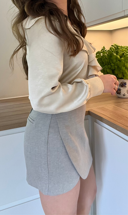 Ellen Johanne Shorts - Grå/Beige