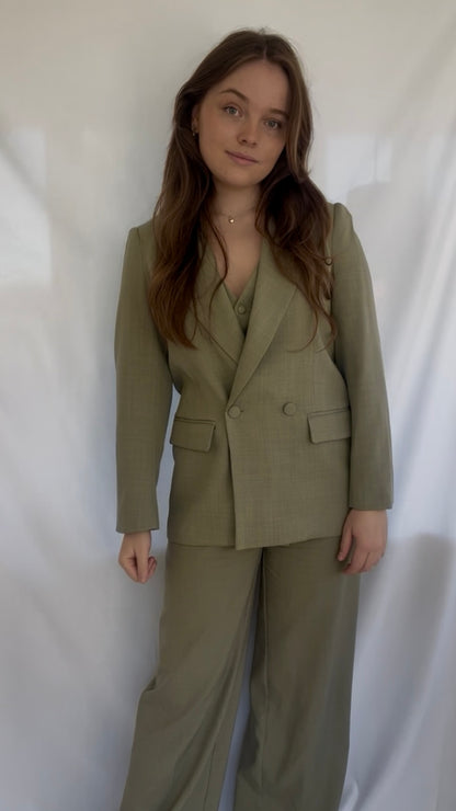 Elisabeth Blazer - Olivengrøn