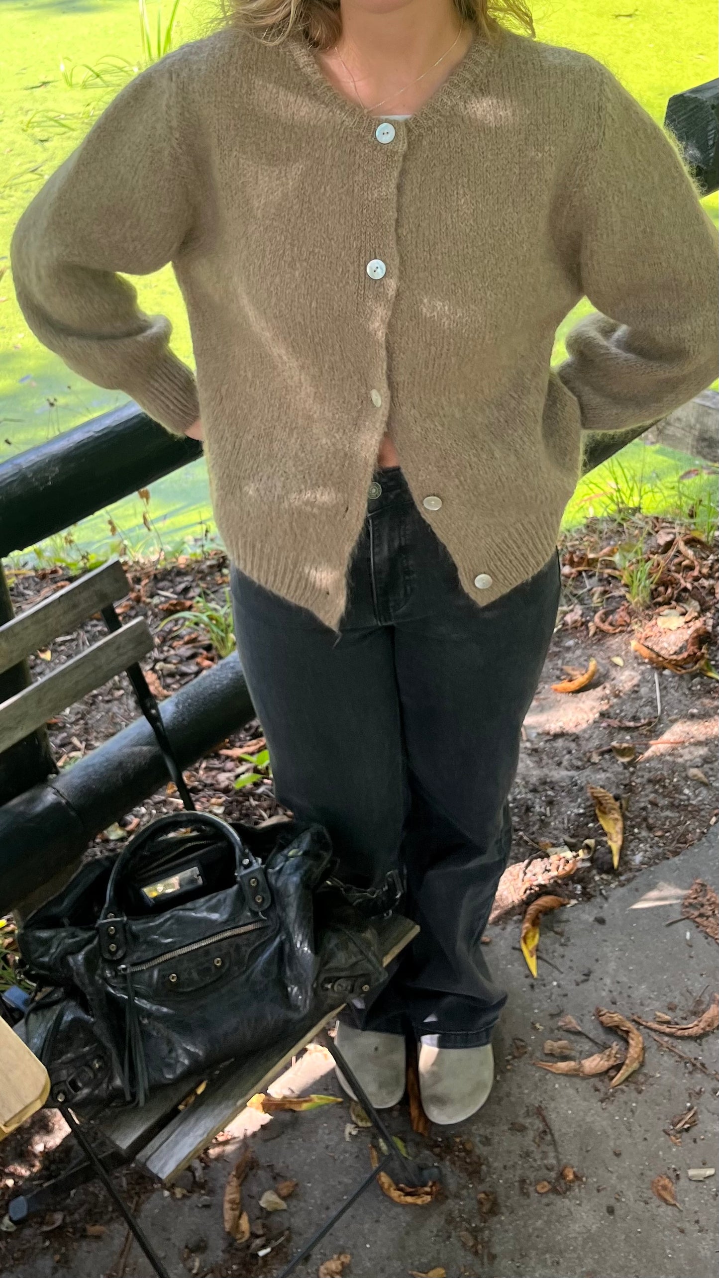 Caroline Cardigan - Taupe