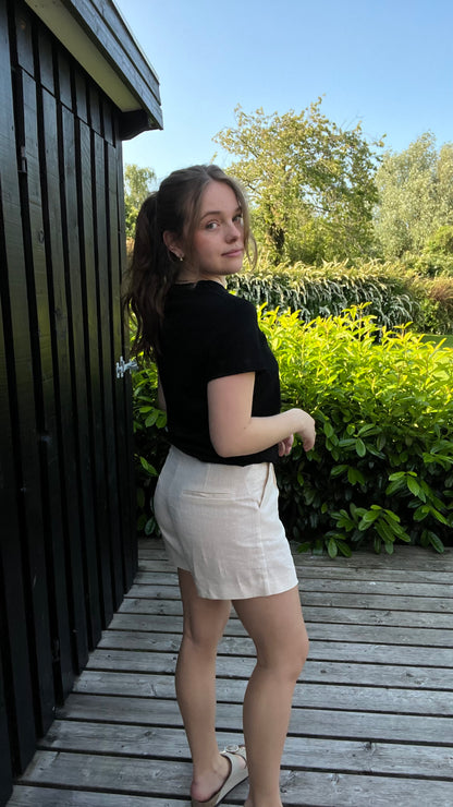 Klassisk T-shirt - Sort