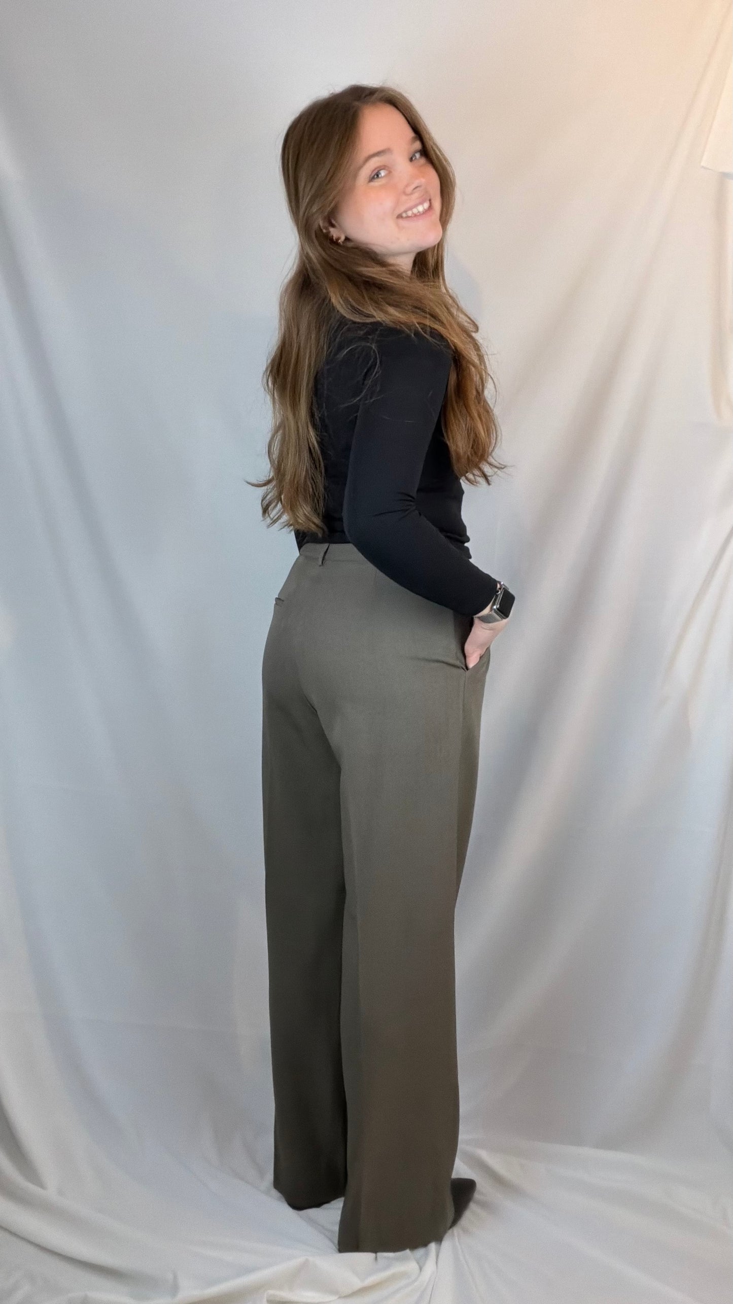 Klassisk langærmet -sort