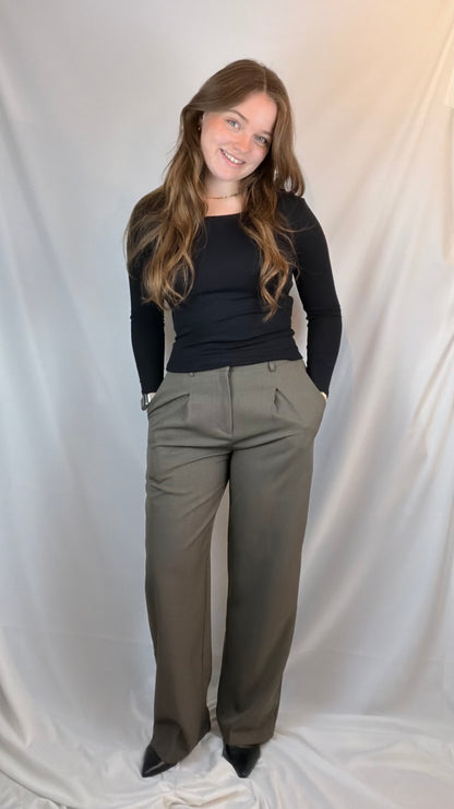 Klassisk langærmet -sort