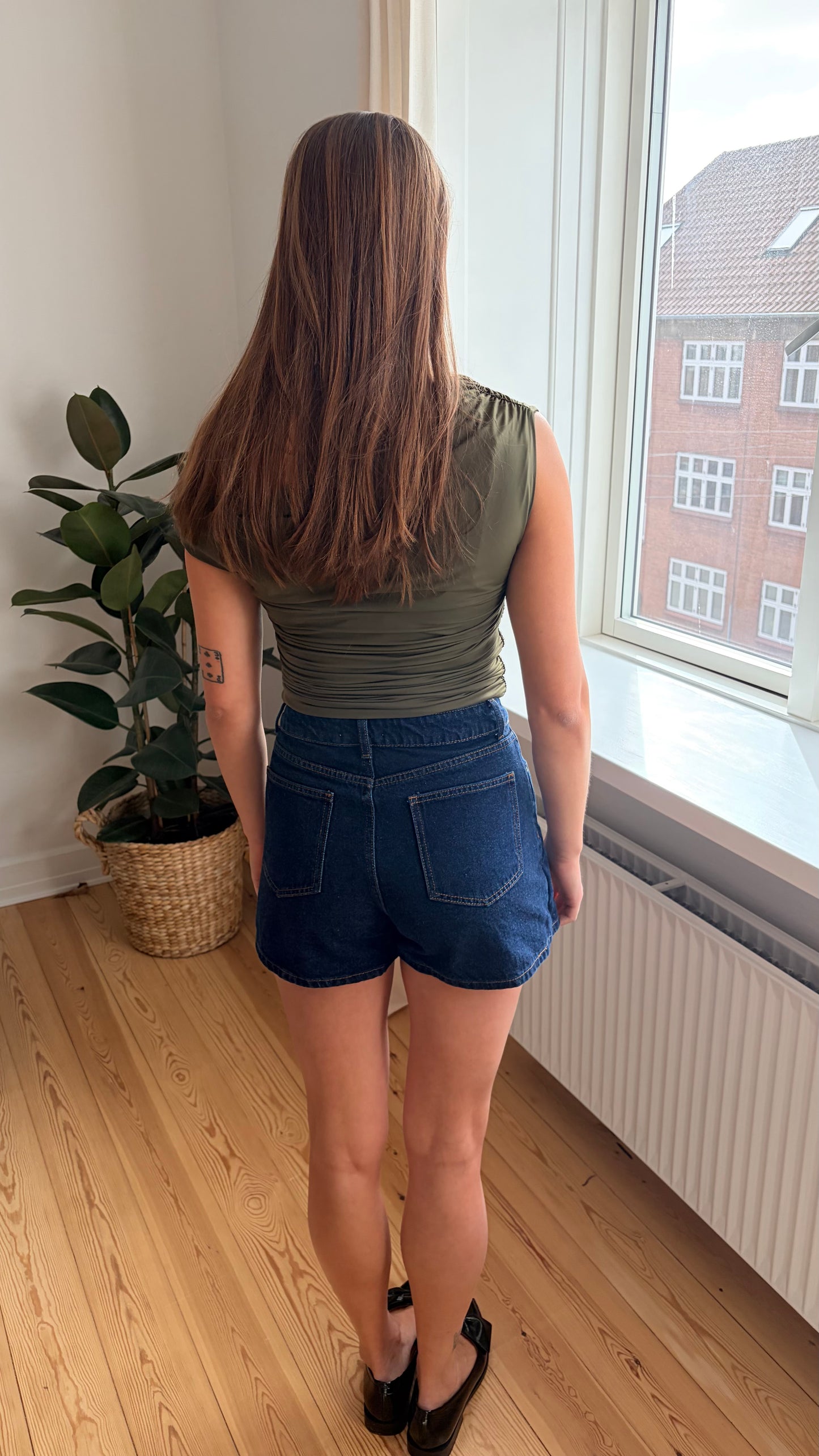 Louise Shorts (Mørk Denim)