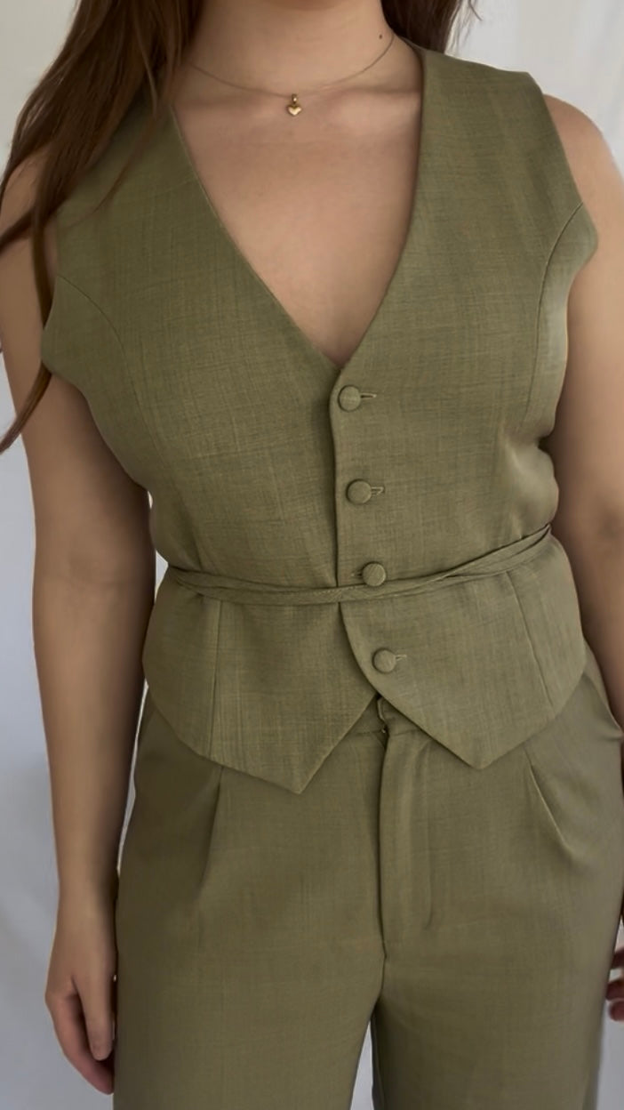 Elisabeth Vest - Olivengrøn