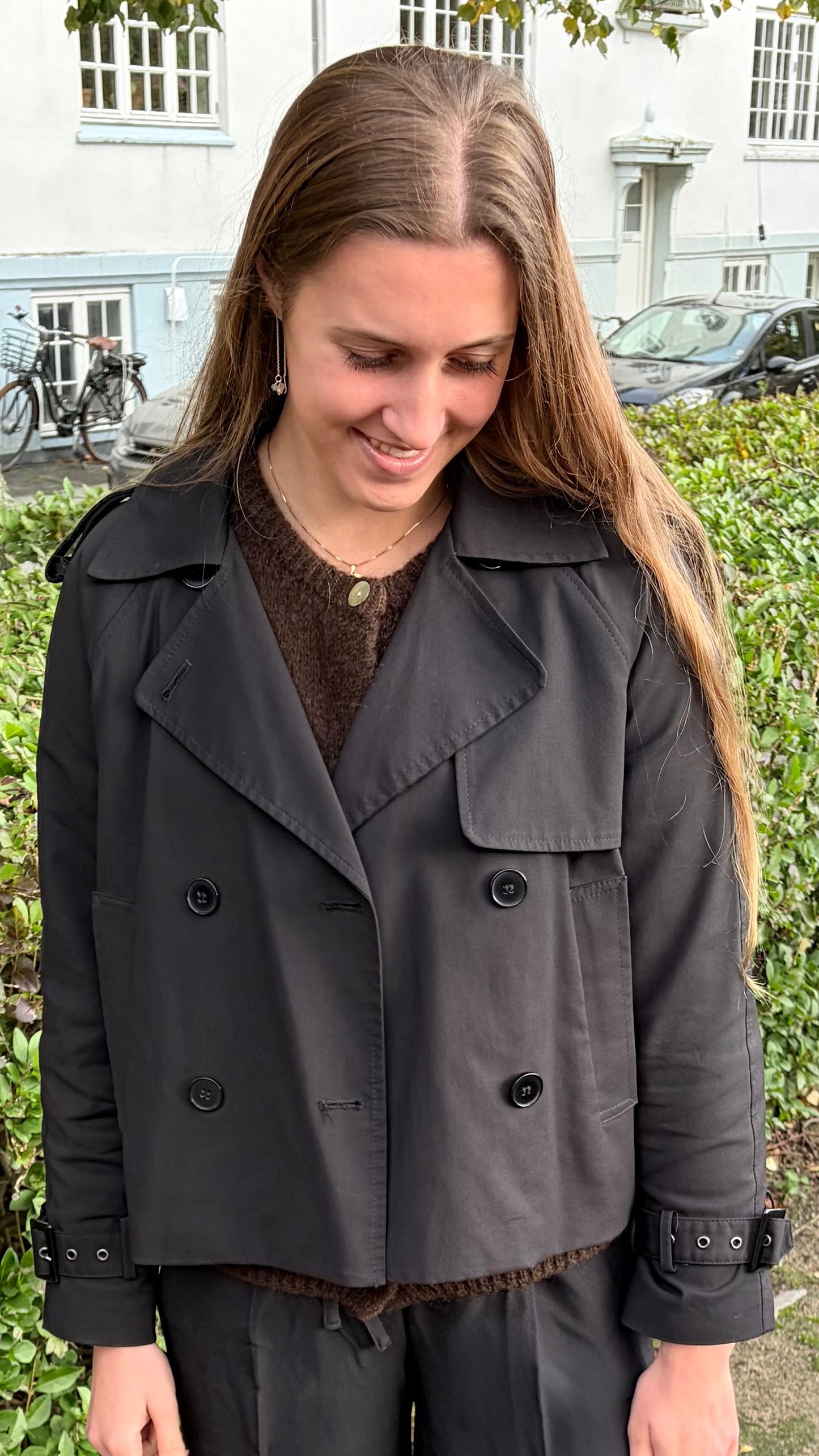 Helle Trench coat - Sort